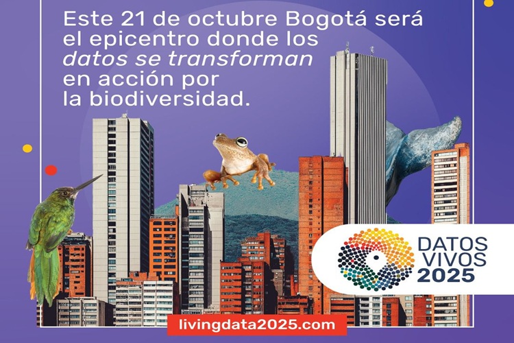 Bogotá acoge encuentro global de redes de información de biodiversidad Living Data 2025_