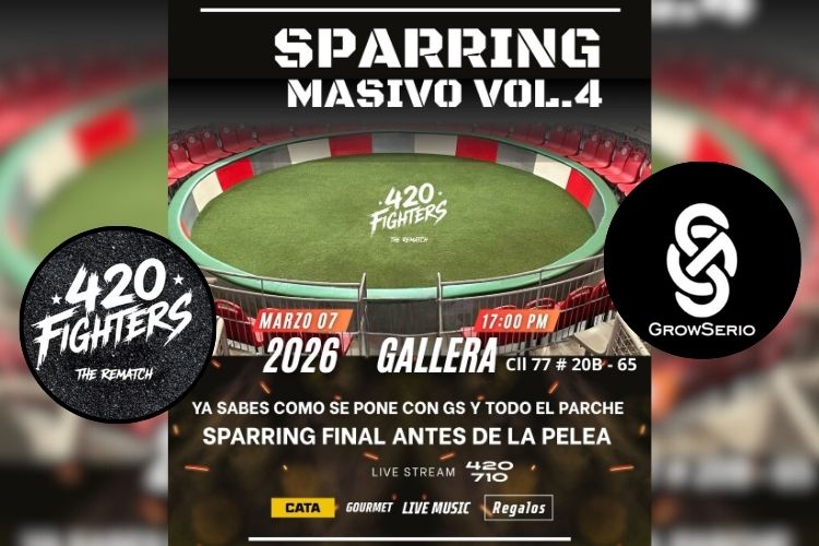 420 Fighters regresa con sparring masivo y la comunidad cannábica se pone los guantes