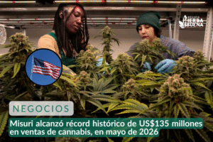 Misuri alcanzó récord histórico de US$135 millones en ventas de cannabis, en mayo de 2026