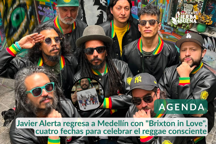 Javier Alerta regresa a Medellín con "Brixton in Love", cuatro fechas para celebrar el reggae consciente
