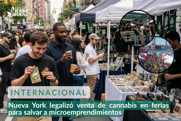 Nueva York legalizó venta de cannabis en ferias para salvar a microemprendimientos