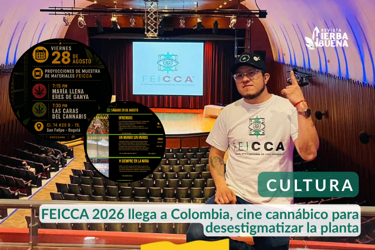 FEICCA 2026 llega a Colombia, cine cannábico para desestigmatizar la planta