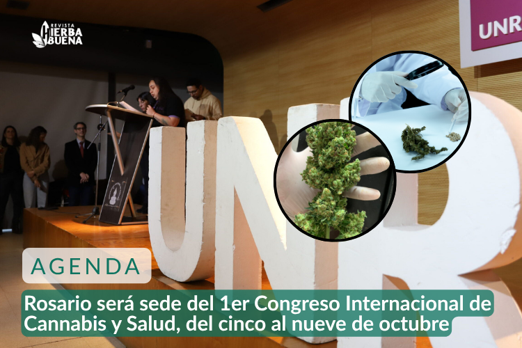 Rosario será sede del 1er Congreso Internacional de Cannabis y Salud, del cinco al nueve de octubre