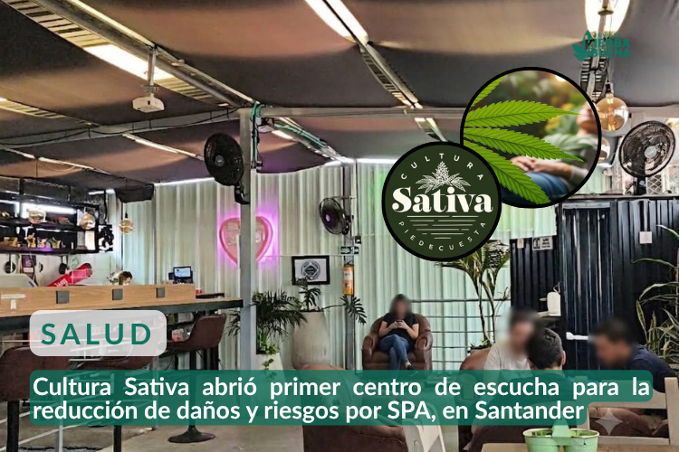 Cultura Sativa abrió primer centro de escucha para la reducción de daños y riesgos por SPA en Santander